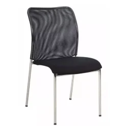 Chaise JADE - empilable - noir