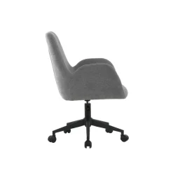 Chaise SHINEO - avec roulettes - gris