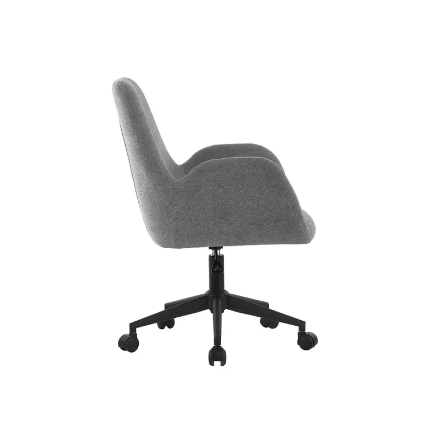 Chaise SHINEO - avec roulettes - gris