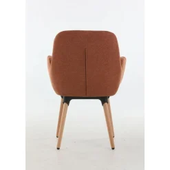 Chaise SHINEO - pieds bois - Terracotta