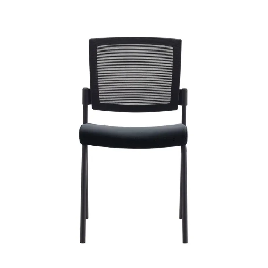 Chaise SYNERGY - accoudoirs en option - noir
