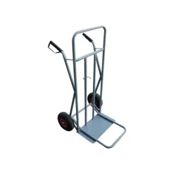 Chariot manuel - double bavette - roues gonflables