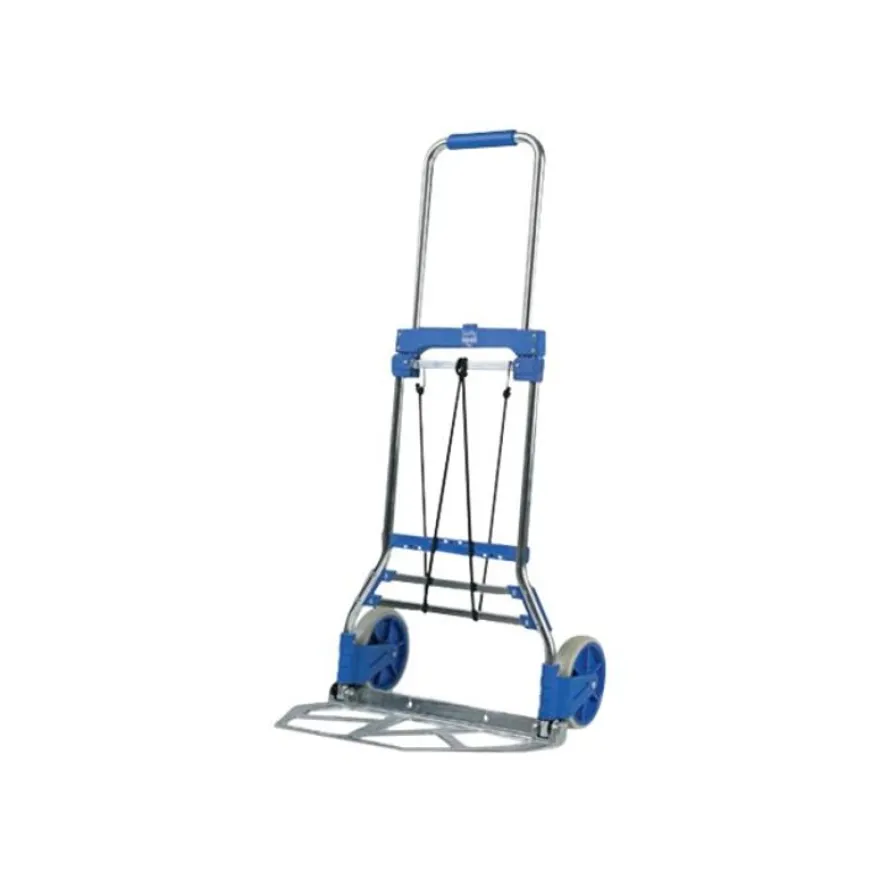 Chariot manuel pliant - 90 kg - bleu