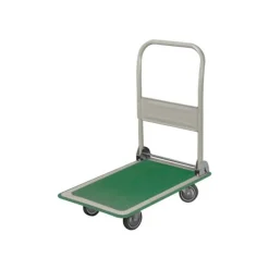 Chariot pliant - plateau vert - 300 kg