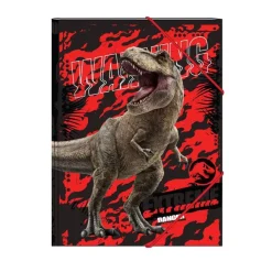 Chemise 3 rabats Jurassic World - 24 x 32 cm - rouge - Bagtrotter
