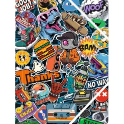 Chemise A4 Geek - 24 x 32 cm - Oberthur