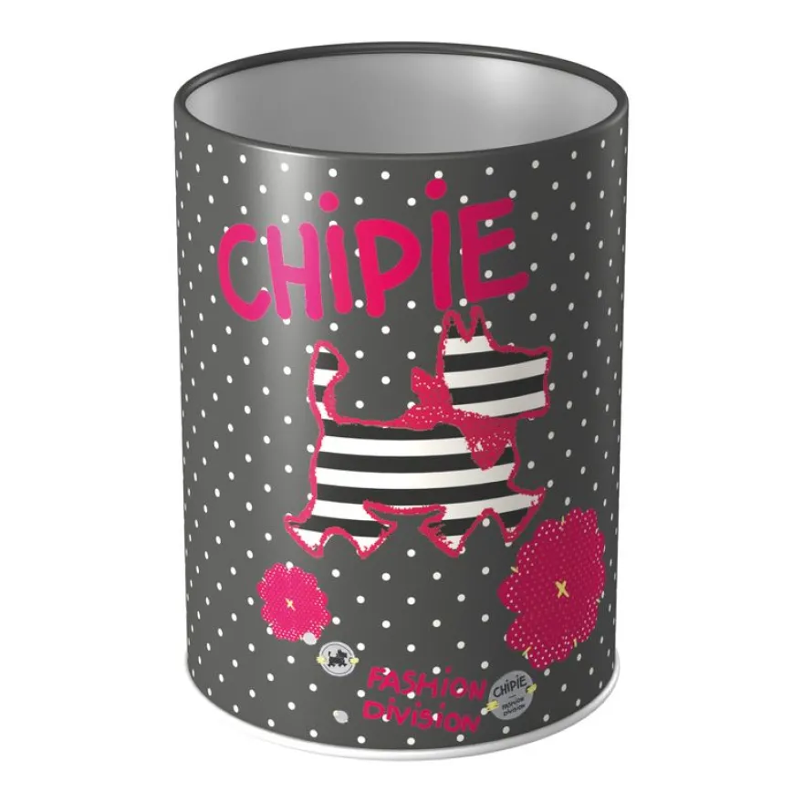 Chipie - Pot à crayons métallique