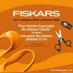 Ciseaux Classic Universel - 21 cm - orange - droitier - Fiskars