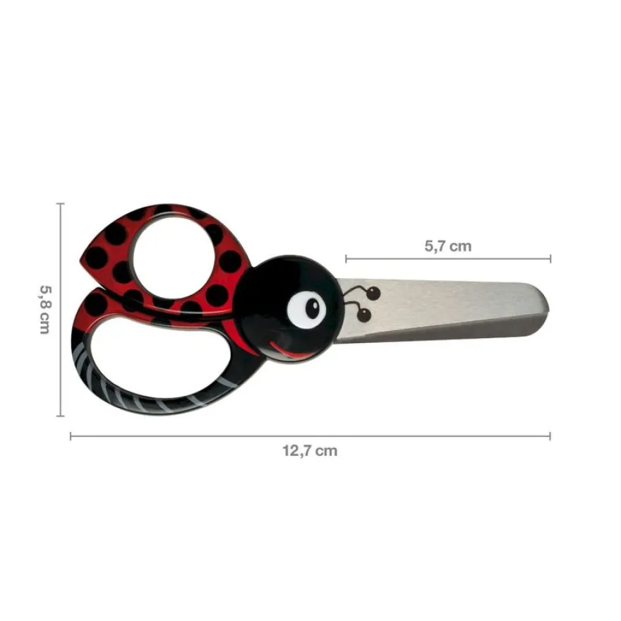 Ciseaux Coccinelle 13 cm Fiskars - enfant
