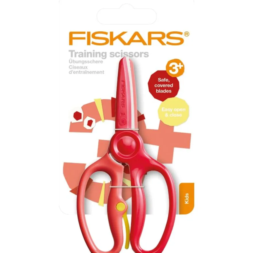 Ciseaux entrainement - ambidextres - 3 ans + - 13 cm - FISKARS
