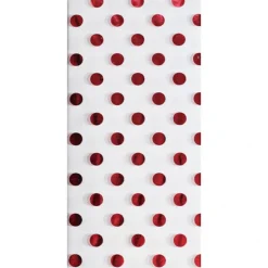Clairefontaine - 3 feuilles de papier de soie - 50 x 70 cm - blanc/rouge