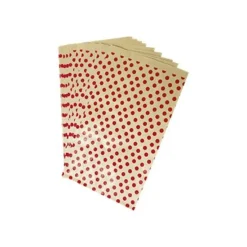 Clairefontaine - 50 Pochettes kraft à pois - 21 cm x 7 cm x 37 cm