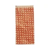 Clairefontaine - 50 Pochettes cadeau kraft - 15 cm x 6 cm x 31 cm - pois/fond rouge