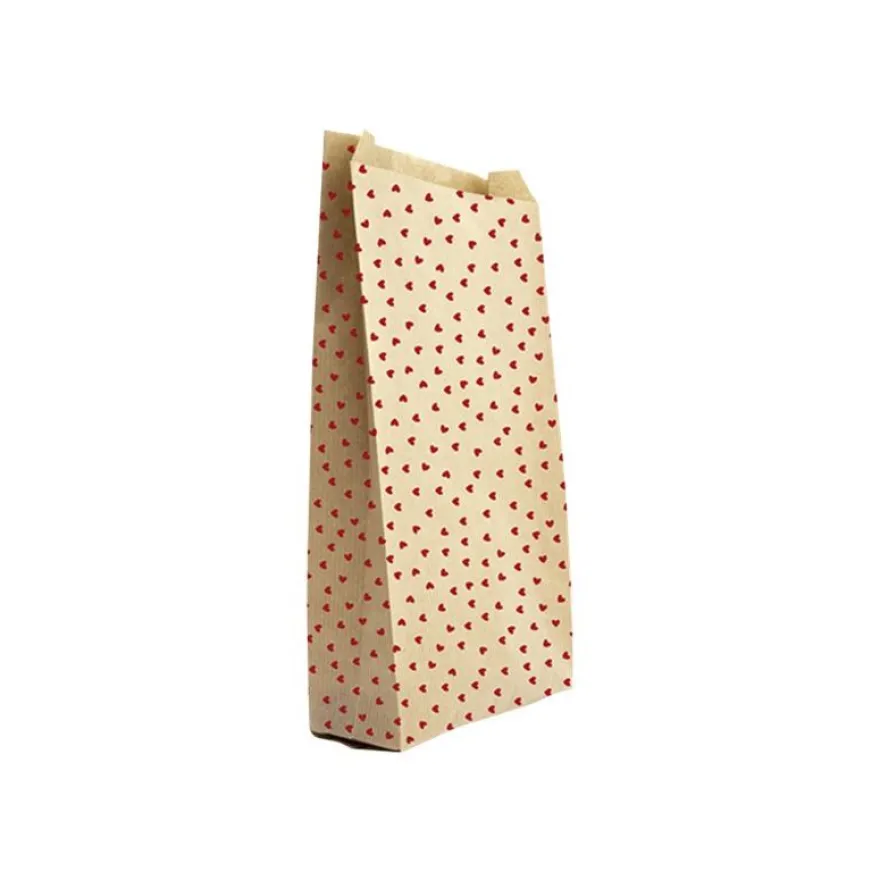 Clairefontaine - 50 Pochettes kraft cœurs - 11 cm x 5 cm x 21 cm