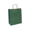 Clairefontaine - 25 Sacs cadeau kraft - 22 cm x 10 cm x 27 cm - vert