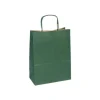 Clairefontaine - 25 Sacs cadeau kraft - 16 cm x 8 cm x 21 cm - vert