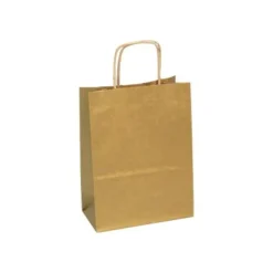 Clairefontaine - 25 Sacs cadeau kraft - 16 cm x 8 cm x 21 cm - or