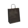 Clairefontaine - 25 Sacs cadeau kraft - 22 cm x 10 cm x 27 cm - noir