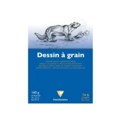 Clairefontaine - Bloc dessins - 24 x 32 cm - 20 feuilles - 160 gr