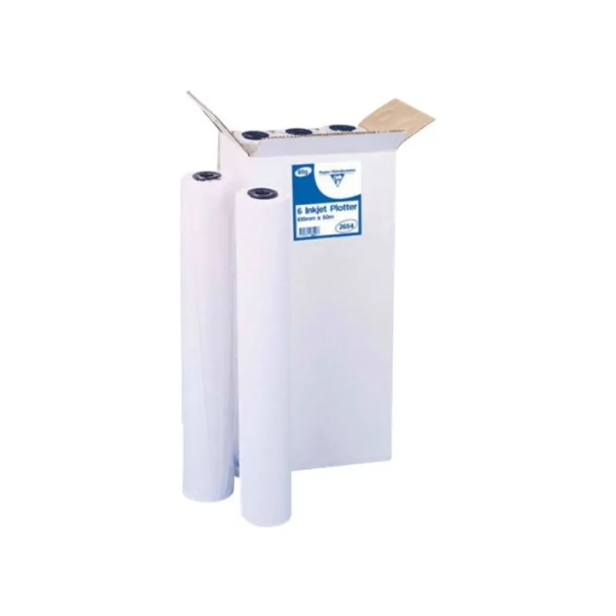 Clairefontaine - Bobine de traceur - Papier ordinaire - Rouleau A0 (91,4 cm x 50 m) - 80 g/m²