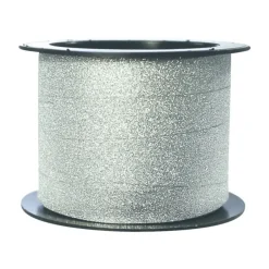 Clairefontaine - Bolduc ruban d'emballage cadeau - 1 cm x 10 m - noir, argent scintillant, or pailleté
