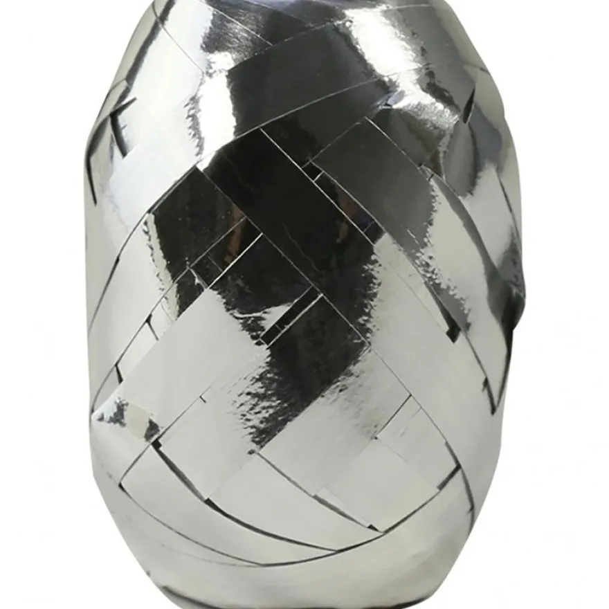 Clairefontaine - Bolduc œuf métallisé - ruban d'emballage 7 mm x 10 m - or ou argent