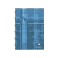 Clairefontaine - Cahier à spirale A4 (21x29,7 cm) - 180 pages - grands carreaux (Seyes) - disponible dans différentes couleurs