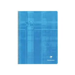 Clairefontaine - Cahier à spirale 24 x 32 cm - 180 pages - petits carreaux (5x5 mm) - disponible dans différentes couleurs