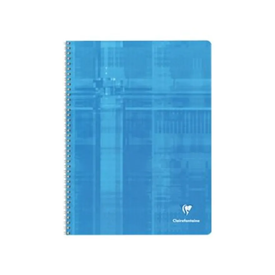 Clairefontaine - Cahier à spirale 24 x 32 cm - 180 pages - petits carreaux (5x5 mm) - disponible dans différentes couleurs