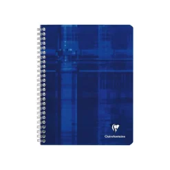 Clairefontaine - Cahier à spirale 17 x 22 cm - 100 pages - petits carreaux (5x5 mm) - disponible dans différentes couleurs