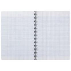 Clairefontaine - Cahier à spirale 17 x22 cm - 180 pages - grands carreaux (Seyes) - disponible dans différentes couleurs