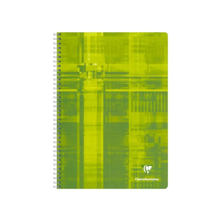Clairefontaine - Cahier à spirale A4 (21x29,7 cm) - 180 pages - petits carreaux (5x5 mm) - disponible dans différentes couleurs