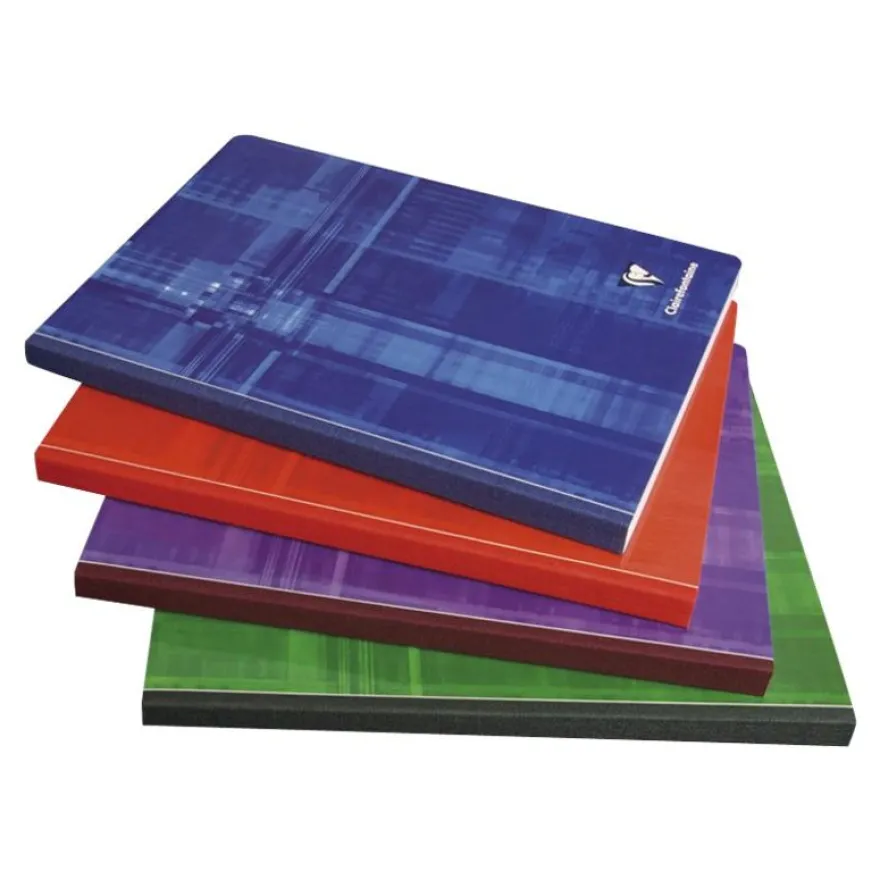 Clairefontaine - Cahier 17 x 22 cm - 192 pages - petits carreaux (5x5 mm) - disponible dans différentes couleurs