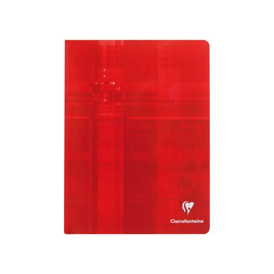 Clairefontaine - Cahier 17 x 22 cm - 96 pages - grands carreaux (Seyes) - disponible dans différentes couleurs