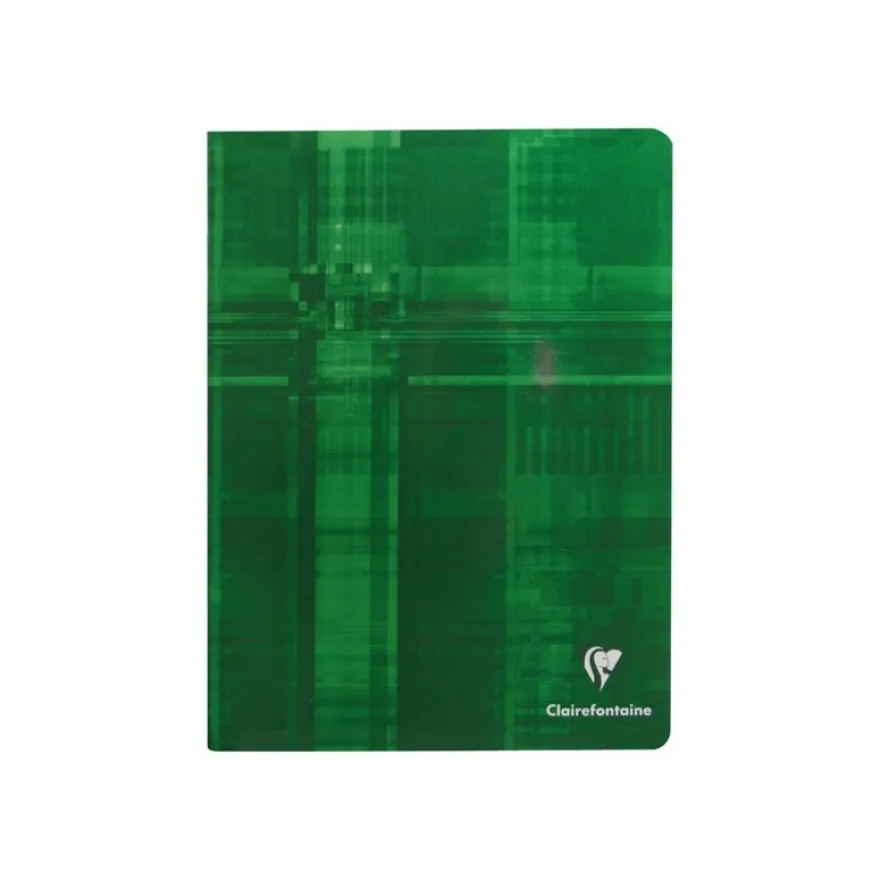 Clairefontaine - Cahier 17 x 22 cm - 96 pages - grands carreaux (Seyes) - disponible dans différentes couleurs