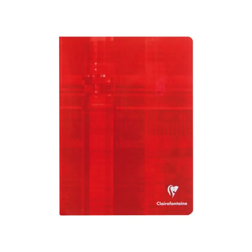 Clairefontaine - Cahier 17 x 22 cm - 96 pages - petits carreaux (5x5 mm) - disponible dans différentes couleurs