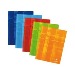 Clairefontaine - Cahier 24 x 32 cm - 48 pages - petits carreaux (5x5 mm) - disponible dans différentes couleurs
