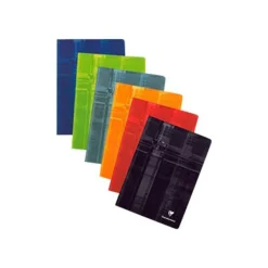 Clairefontaine - Cahier A4 (21x29,7 cm) - 144 pages - grands carreaux (Seyes) - disponible dans différentes couleurs
