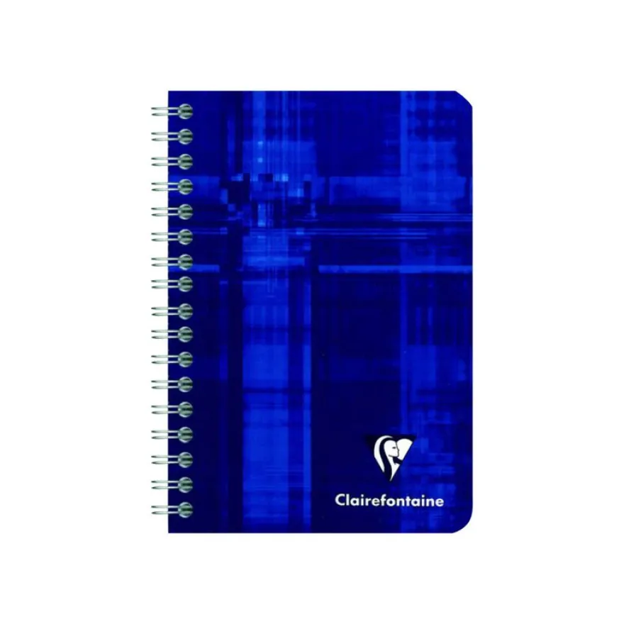 Clairefontaine - Carnet à spirale 9 x 14 cm - 100 pages - petits carreaux (5x5 mm) - disponible dans différentes couleurs