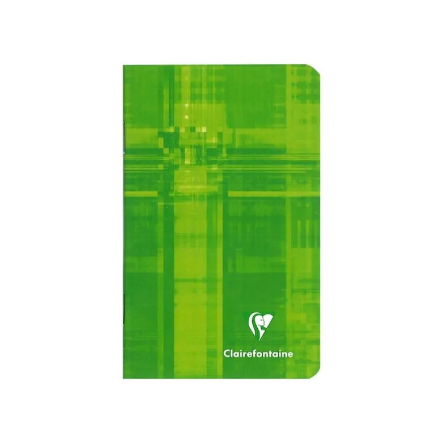 Clairefontaine - Carnet 7,5 x 12 cm - 48 pages - petits carreaux (5x5 mm) - disponible dans différentes couleurs