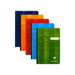 Clairefontaine - Carnet broché 11 x 17 cm - 192 pages - petits carreaux (5x5 mm) - disponible dans différentes couleurs