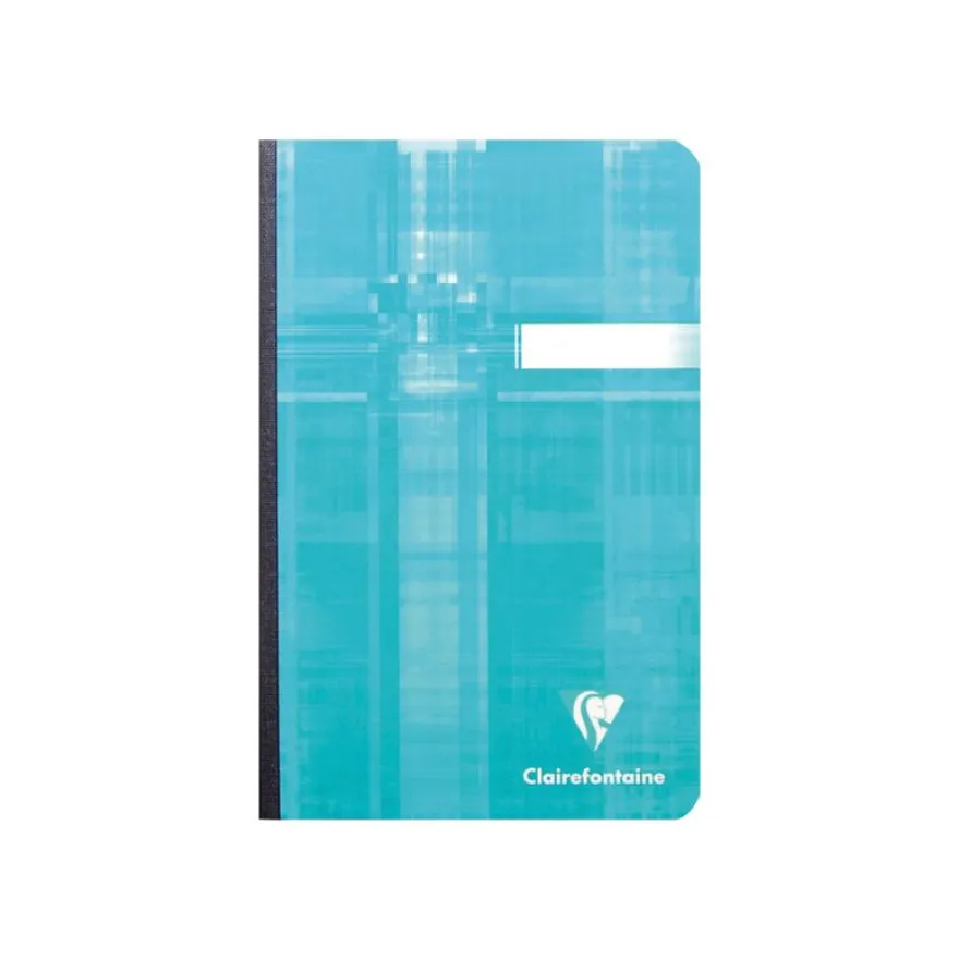 Clairefontaine - Carnet broché 11 x 17 cm - 192 pages - petits carreaux (5x5 mm) - disponible dans différentes couleurs