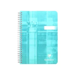 Clairefontaine - Carnet de notes à spirale - A5 - 100 pages - petits carreaux