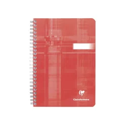Clairefontaine - Carnet de notes à spirale - A5 - 180 pages - petits carreaux