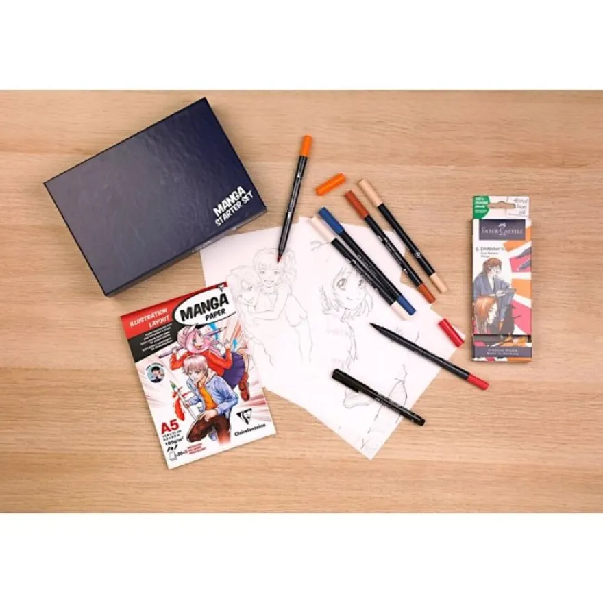 Clairefontaine - Coffret Starter Set Manga - A5