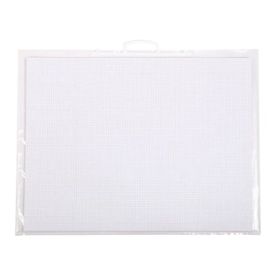 Clairefontaine - Feuille bristol - 50 x 65 cm - extra blanc - quadrillé 5x5 mm