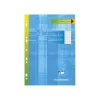 Clairefontaine - feuilles simples A4 - 200 pages - grands carreaux (Seyes) - perforées