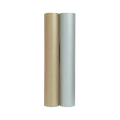 Clairefontaine - Papier cadeau kraft - 70 cm x 3 m - 60 g/m² - or ou argent