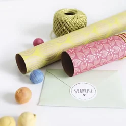 Clairefontaine - Papier cadeau kraft - 70 cm x 2 m - 70 g/m² - motif néon