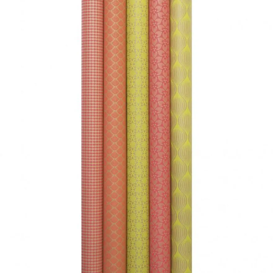 Clairefontaine - Papier cadeau kraft - 70 cm x 2 m - 70 g/m² - motif néon